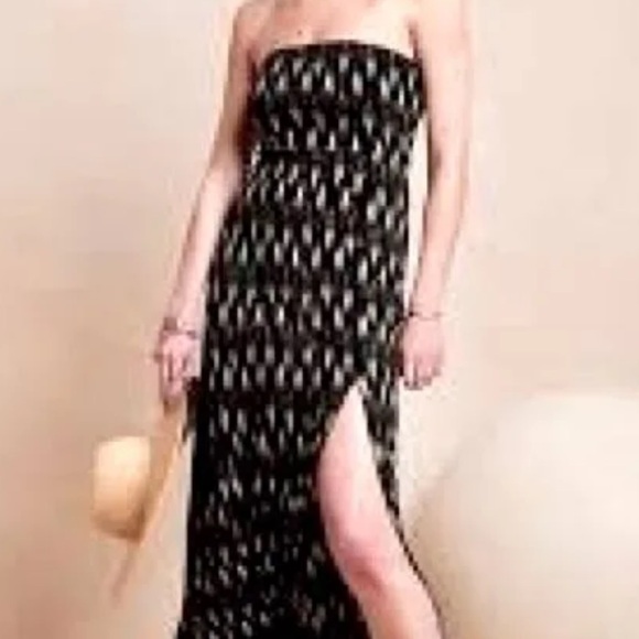 Banana Republic Dresses & Skirts - New Banana Republic Black and Tan Tube Dress